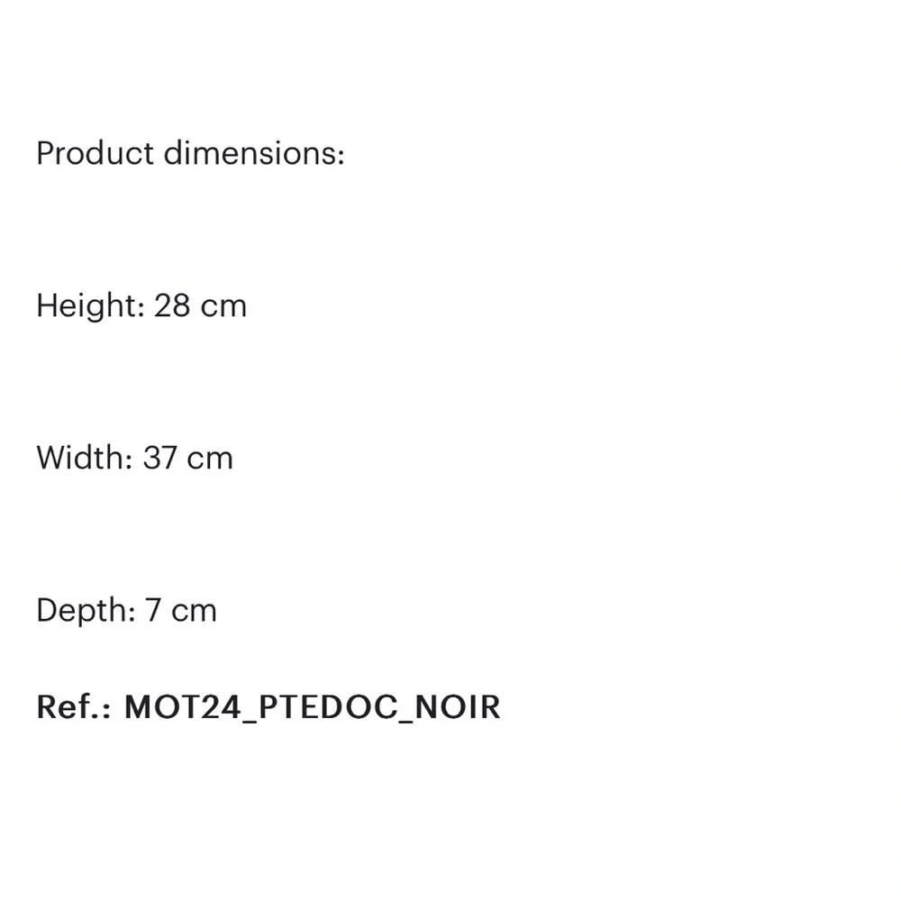 MOTUL Leather Laptop Bag Black NEW